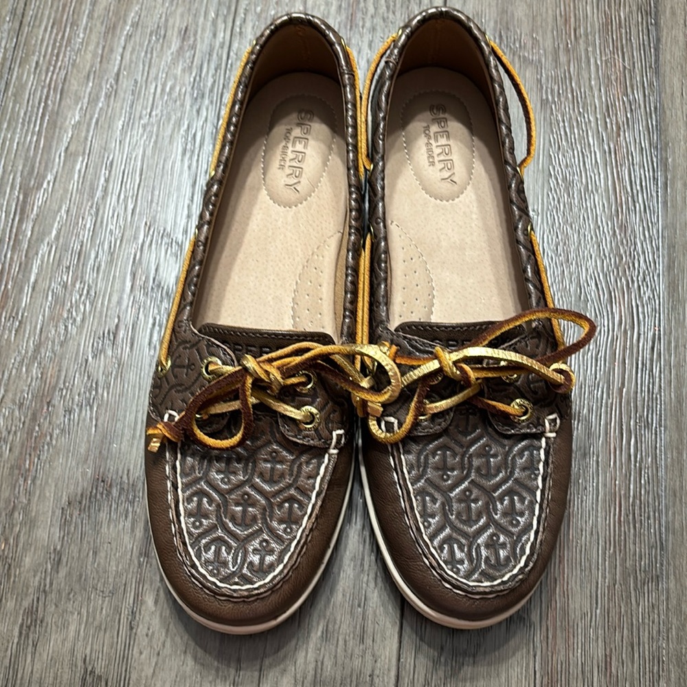 Sperry Top Slider shoes, EUC size 8